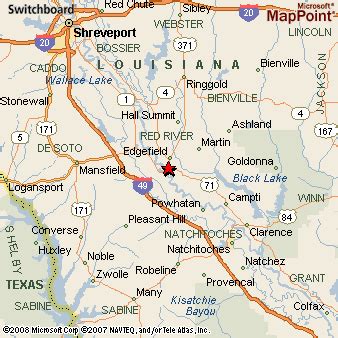 Directions to Coushatta, LA .